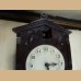 orologio a cucu con pesi di epoca meta 900 in baghelite